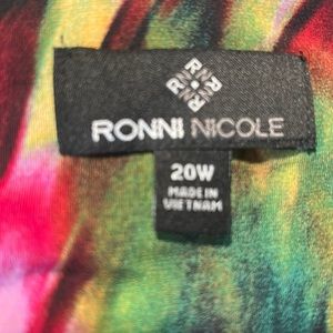 Ronni Nicole, 20W, women’s, midi dress, multicolored